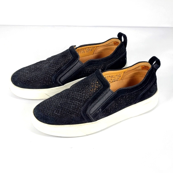 Vionic Black Textured Women's Slip-On Loafers #757 Size 9 - Picture 1 of 12